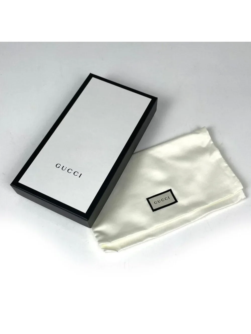 Gucci GG Marmont Zip Around Wallet Double Leather Red Multicolor